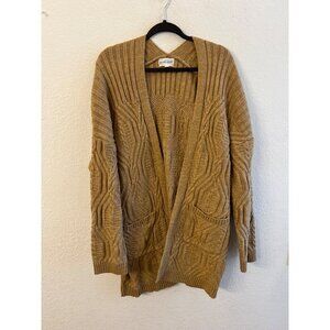 Olive + Oak cable knit sweater women size XL